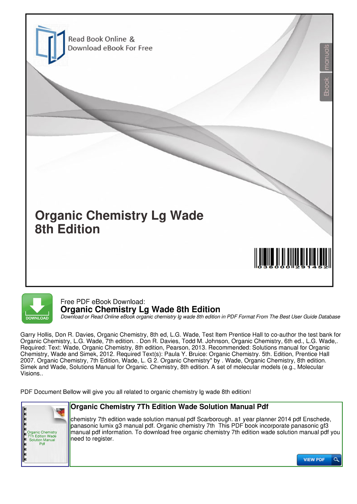 organic chemistry solution manual klein download